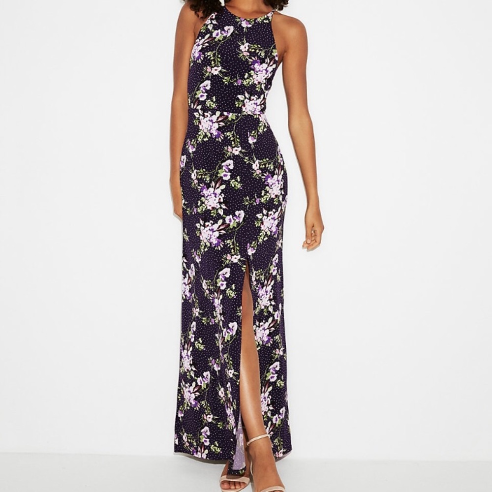 NWT Express Floral Maxi Dress